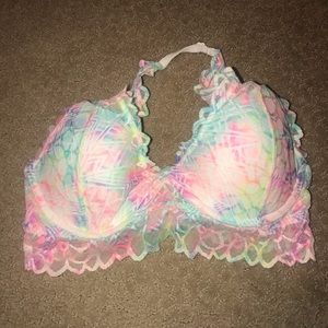 VS PINK watercolor bralette